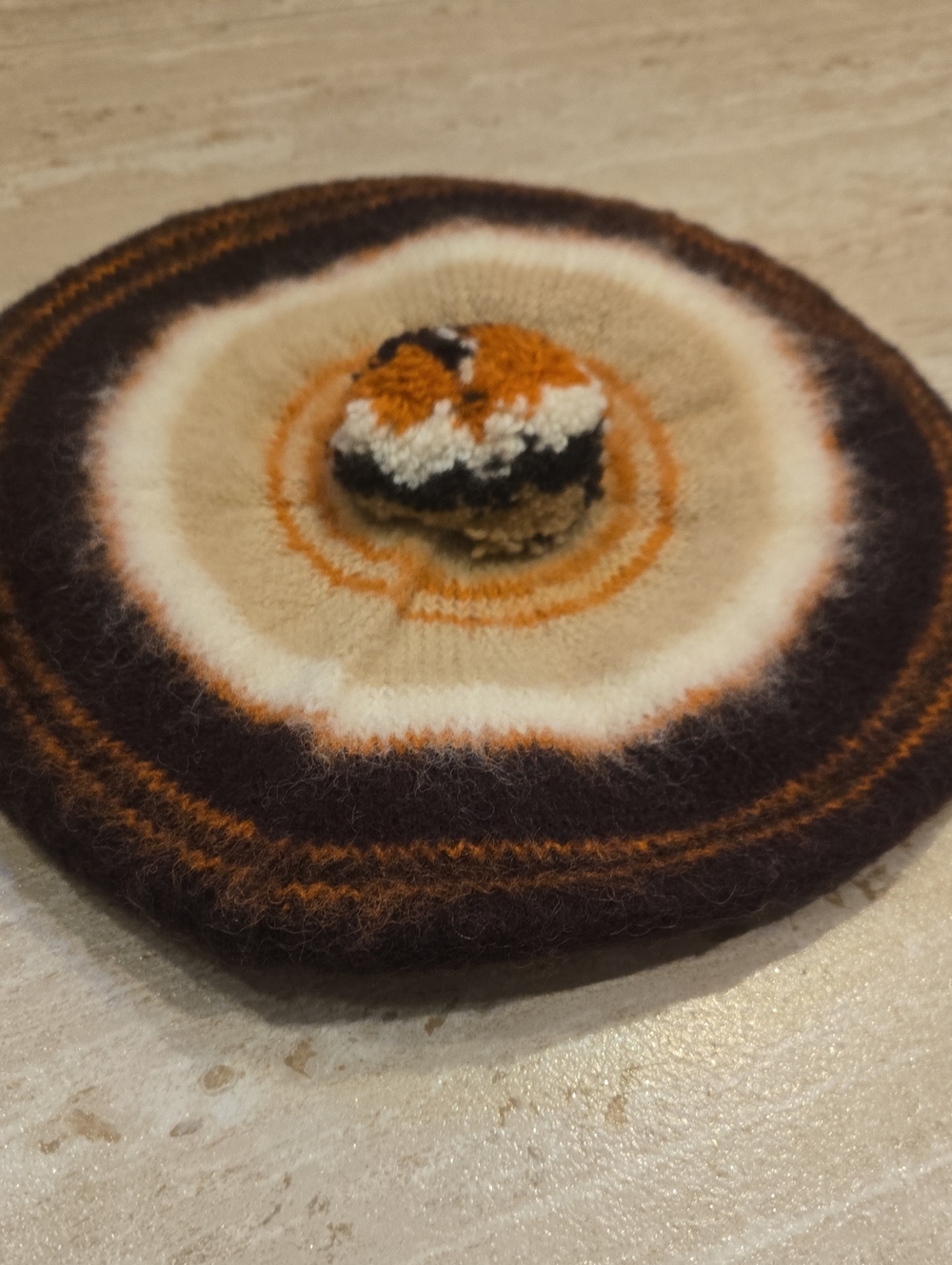 Bannockbane Pure Wool Pom Pom Beret